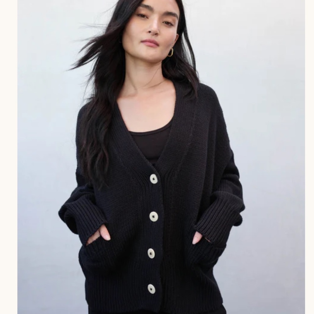 New Mate the lebel organic cotton cardigan.